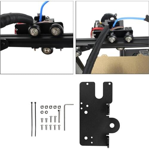 Metal Aluminum Alloy Direct Drive Extruder Plate for Ender-3/V2/CR-10/10S 3D Printer Accessories