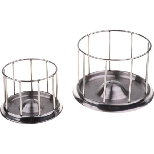 High Stainless Steel Tortoise Food Bowl Turtle Food Dispenser Feeding Tool