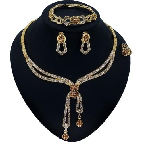 Yulaili Fashionable Irregular Shape Slender Jewelry Set and Wonderfully Beautiful Girl Birthday Dinner Party Gift Jewelry Sets