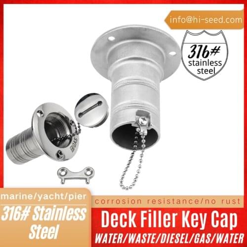 Marine fuel filler nozzle Yacht fishing boat speed boat sailing car 316 stainless steel hardware accessories parts