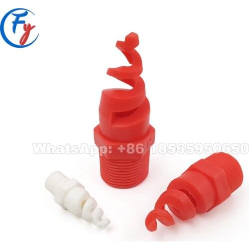 Plastic Dust Removal Nozzle, Defoaming Nozzle,Plastic Evaporative Cooling Nozzle,Chemical Spraying Nozzle,PP Spiral Spray Nozzle