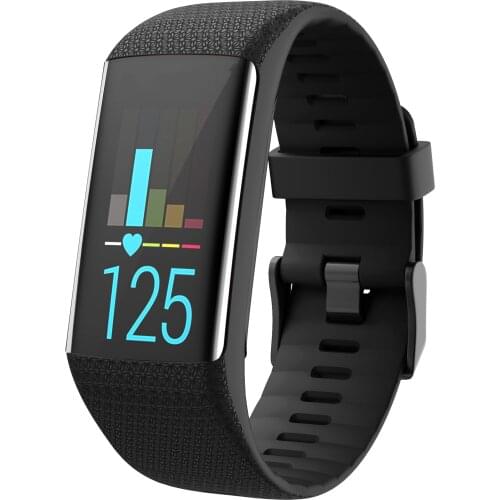 Silicone Strap with Black Buckle Textured Surface for POLAR A360 A370 Smart Watch High Quality