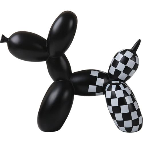 Modern Balloon Dog Desktop Ornaments Figurine Childrens Room Kawaii Accessories Animal Luxury Ornaments Home Decor Gift Ideas