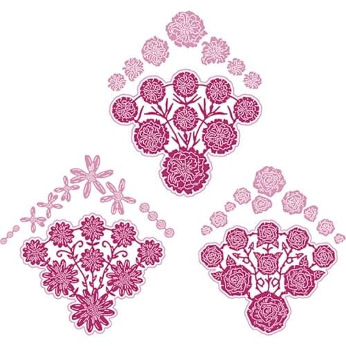 Fan-tastic Decoupage Die Collection Flower Metal Die Cutting 2021 New Diy Die Molds Scrapbooking Paper Make Albums Crafts Big