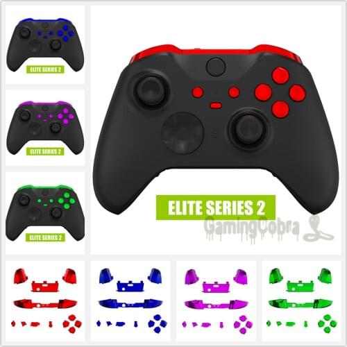 EXtremeRate Replacement Buttons LB RB LT RT Bumpers Triggers ABXY Start Back for X-box One Elite V2 Controller 1797