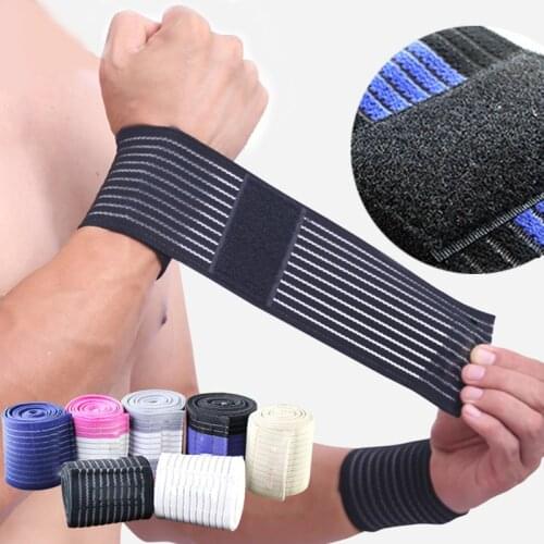 1pc 40cm Bandage Wrist Support Powerlifting Dumbbell Fitness Straps Gym Bracelet Wristband Handbrace Carpal Tunnel Wrist Wrap
