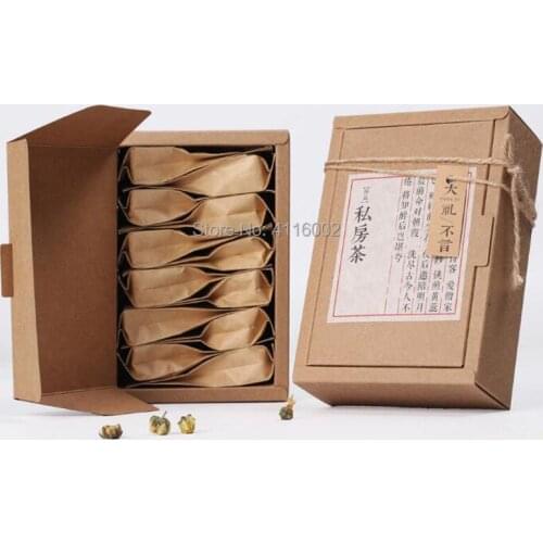 100pcs/lot Kraft paper gift paper box mooncake candy retail packaging craft paper box tea box 16*10*5.2cm