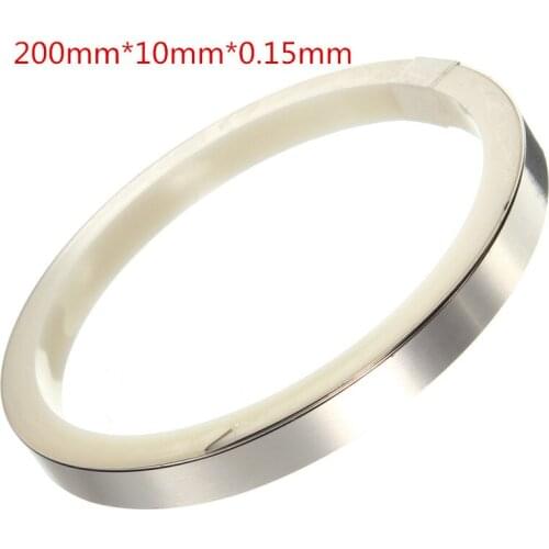 200mm*10mm*0.15mm Nickel Strip Tape For Spot Welder Machine For Battery Spot Welding Compatible Tool