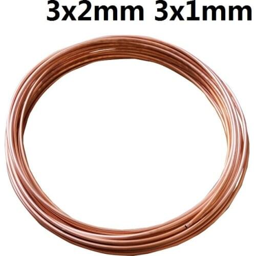 3mm od 0.5mm 1mm thick 3x2mm 3x1mm Copper coil T2 air conditioner coiler coil pipe scroll Capillary Copper soft tube
