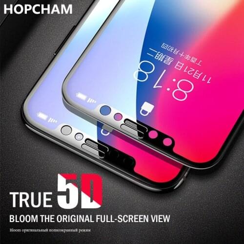 5D Full Cover Tempered Glass For iPhone 7 6 8 Plus Screen Protector Shatterproof For iPhone 6 6s 7 Plus Tempered Glass