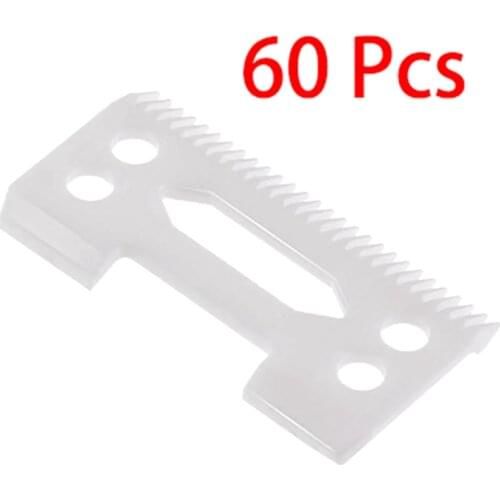 60Pcs 28 Teeth Zirconia Ceramic Clipper Blade for Wahl Senior Clipper