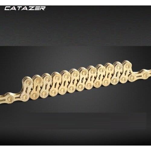 9/10/11 Speed MTB Road Bicycle Bike Chain 9S 10S 11S Hollow Ultra Light 116L Chain Bike Compatible for Shimano/SRAM