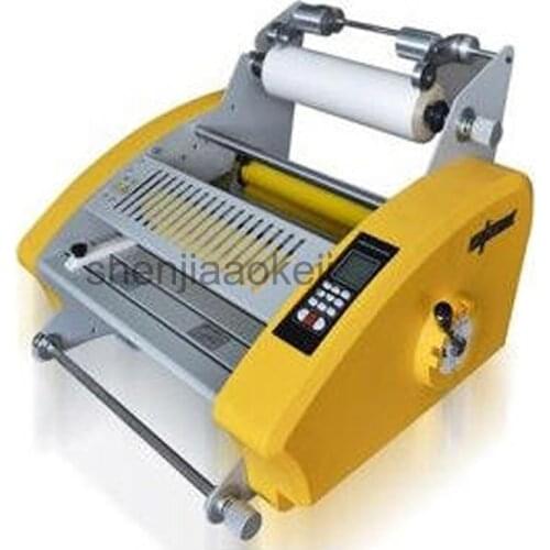 Four roller Laminating Machine DC-3812 hot crucible machine Laminating machine heated roll laminator 220V/110V (50Hz/60Hz)