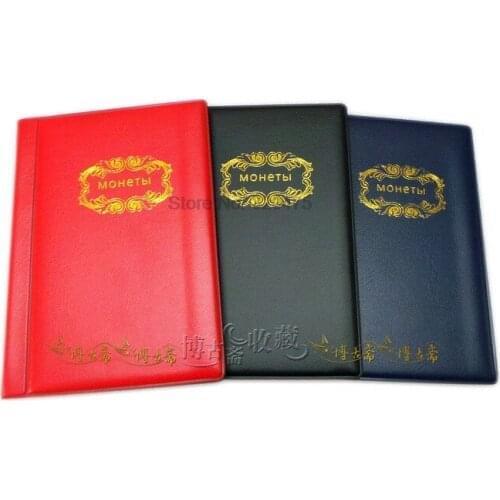 DHL 50pcs 120 Coins Collection Storage Album for Coins Mini Penny Pockets Money Coin Album Book Collecting Holders Photoalbum