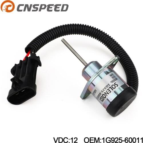 For Bobcat 6691498 Fuel Shut off Solenoid 325 328 329 331 334 335 337 341 425 428 1503ES-12A5UC4S
