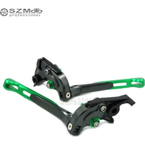 For KAWASAKI Z750 2007-2012 2011 2010 Motorcycle Accessories Folding Extendable Adjustable Brakes Clutch Levers With LOGO CNC