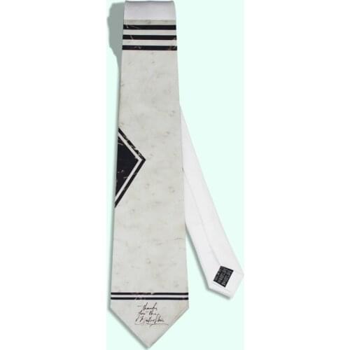 Free Shipping New Male men Personality Unique Fashion printed neck Tie Ying Lun Fan Groom Dress Up Casual Tie Cloudy Stone