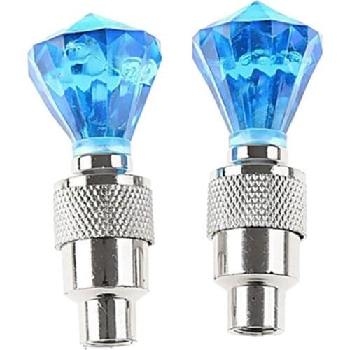LeverS1 Durable 9/16inch Bicycle Cycling Mountain Road Bike MTB Aluminum Alloy Pedals 2Pcs Luminous Tire Valve Caps with LED Fl