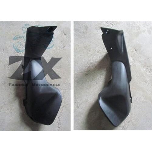 Matte black Motorcycle fairing Air Duct Tube Cover For honda cbr60f F4i 2001 2002 2003 2004-2007 Dush trim ram air cover ZXMT