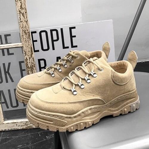 New All-match Lace-Up Men Shoes Student Sneakers Men Korean Fashion Casual Shoes Men Ins Hot Selling Trendy Men Shoes Retro