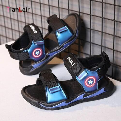 New Summer Kids Casual Sandals Boys Breathable Boys Beach Fashion Sandlias Light Soft Non-slip Toddler Shoes Chaussure Enfant