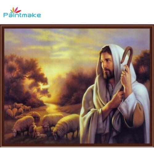 Paintmake Savior DIY Painting By Numbers Portrait Oil Hand Painted On Canvas Home Room decoration Paintings Art Picture