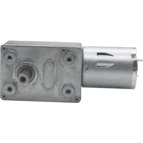 6V 12V 24V 2RPM to 150RPM DC Worm Drive Reduction Gear Motor Low Speed for DIY Gearmotors JGY370 Worm Gearmotor 12V