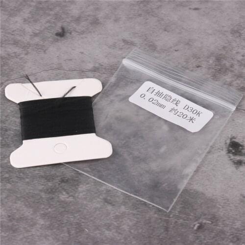 5 Pcs 5M Length 0.02mm Diameter Black Self-Pumping Micro-Elasticity Invisible Thread Magic Tricks Magic Props Accessories