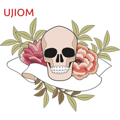 UJIOM Flowers Computer Refrigerator Decals for Furniture Living Room Decoration Bedroom Accessories Wall Stickers Wallpaper