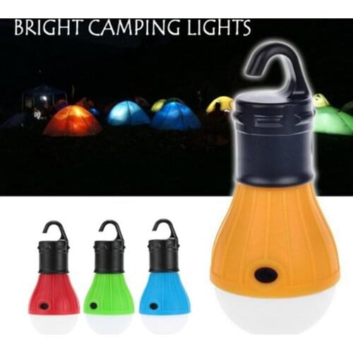 Outdoor Portable Mini Lantern Tent Light LED Bulb Emergency Lamp Waterproof Hanging Hook Flashlight For Camping Tent Accessory