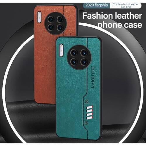 Ultra-thin Cassette Leather Phone Case For Huawei Mate 30 20 10 9 P40 P30 P20 Lite Pro Honor Luxury Silicone Protection Cover