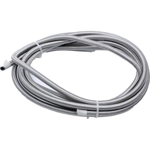 6 Meter Universal Car Stainless Steel Braided Fuel Hose 6AN CPE Line Petrol Pipe Fuel Gas Oil Tube For Oil Gas Water Air