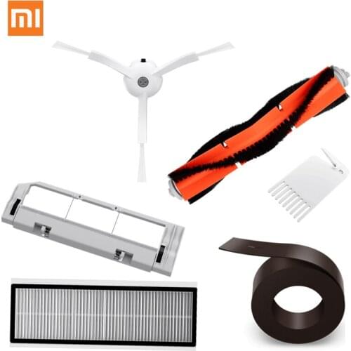 Xiaomi Robot Cleaner Parts Main Brush Box Side Brush Virtual Wall Filter Box for Mi Robot 1S Vacuum Cleaner Accessories Kits
