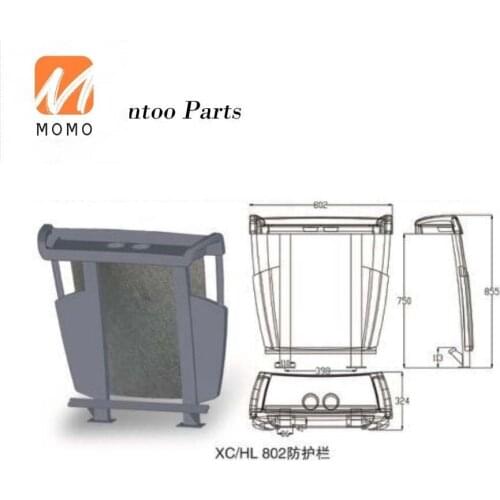 Bus protective barrier for passenger seat