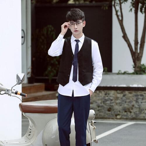 Female school uniforms new style fashion college wind mens shirt vest uniforms sailor suit performance student equipment