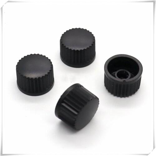10 Pieces Plastic Half Shaft Knob Diameter 19.5mm Height 13mm Potentiometer Encoder Knob D-Shaped Inner Hole 6mm