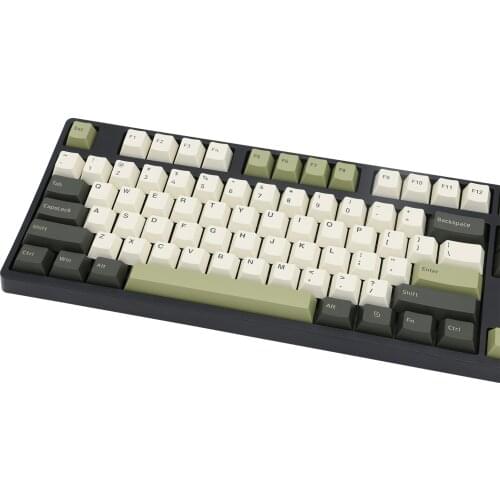 160Keycaps G-MK Cherry Profile Keycap Olive DOUBLE SHOT Thick PBT Dye-SublimationKeycaps For MX Switch Mechanical Keyboard