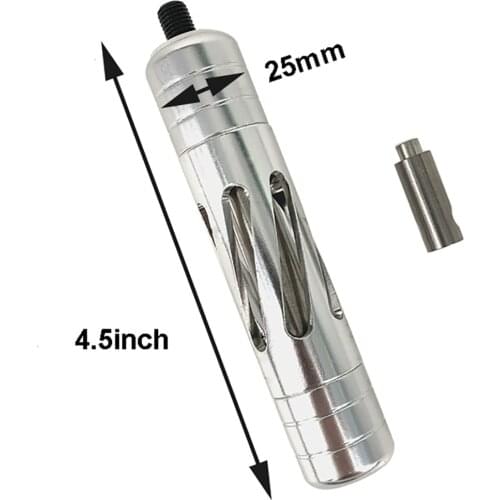 4.5" Archery Extend Rod Compound Recurve Bow Balance Stabilizer Extension Balance Bar Disconnect Damper Bow Accessory Adapter