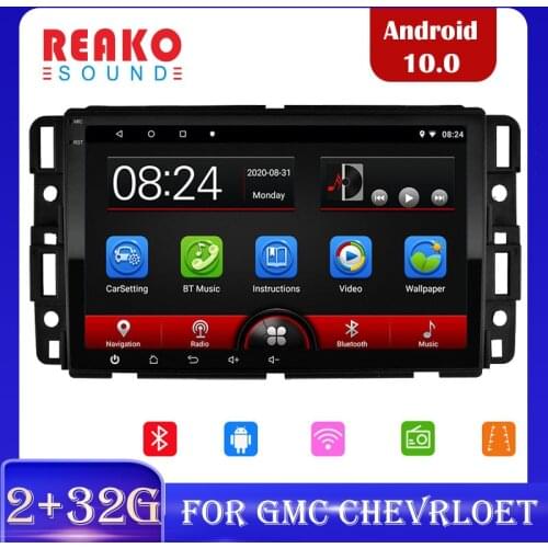 REAKOSOUND 2Din 8inch Android Car Radio Multimedia Player For GMC Sierra Yukon Denali Acadia Savana Chevrolet Traverse Equinox