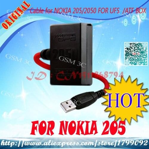 Free shipping Cable for Nokia 205 2050 flash unlck repair for Jaf box &Atf box