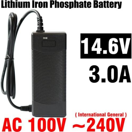 Free Shipping 14.6V 3.0A Lifepo4 Battery Charger for Mini Car