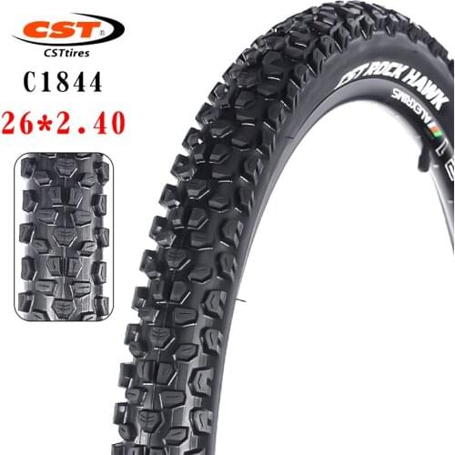 CST ROCK HAWK mountain bike tire C1844 steel wire 26 inch 26*2.40 MTB Bicycle thickened tyre