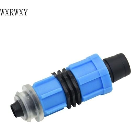 Drip Tape 5/8" Lock Offtake 16mm Drip Irrigation Pipe Fittings Seal ring Lock Nut Fitting For for greenhouse 25pcs