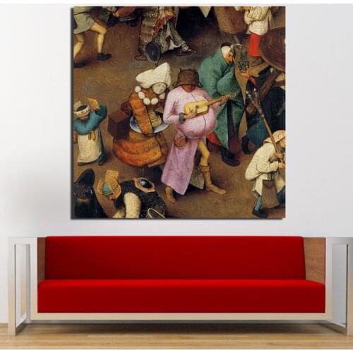 Pieter Bruegel Music Girl Canvas Painting Print Living Room Home Decoration Artwork Modern Wall Art Oil Painting Posters Picture