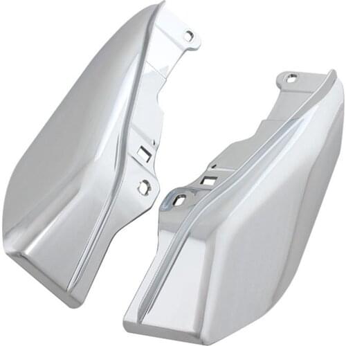 Left & Right Heat Shield Mid-Frame Air Deflector Trim for Harley Touring