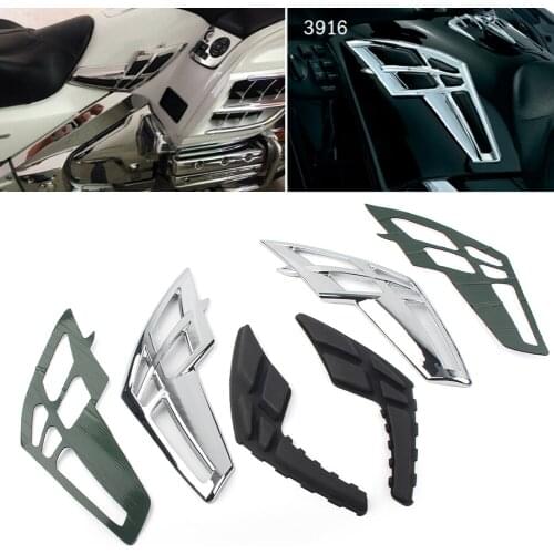 Motorcycle Tank Trim Cover For Honda Goldwing GL 1800 2001 2002 2003 2004 2005 2006 2007 2008 2009 2010 2011 ABS Chrome Fairing