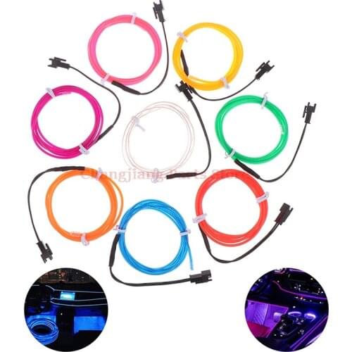 1m Neon Light Dance Party Decor Led Lamp Flexible El Wire Rope Tube Strip
