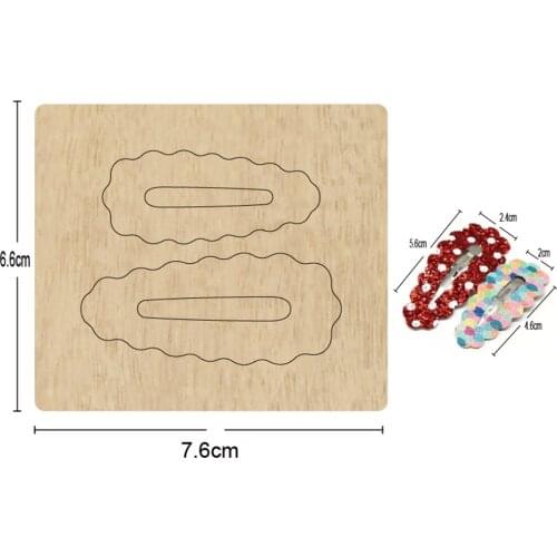 Christmas Hairpin Wooden Cutting dies 2021 New Die Cut & Wooden dies Suitable for Common dies cutting Machines on the market