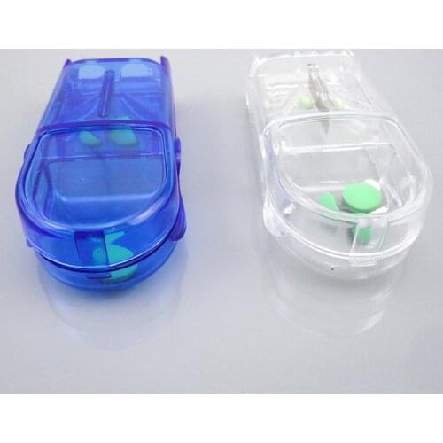 Portable 7 Days Weekly Pill Caplets Medicine Tablet Cutter Divide Storage Box Plastic Splitters Health Care Tool