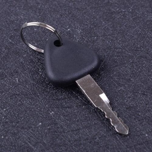 DWCX 1pcs Heavy Black Ignition Switch Key Fit for Many Volvo Models Excavator 777Ignition